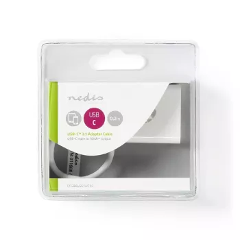 USB-grafische adapter Nedis CCGB64651WT02 3840 x 2160 pixel wit