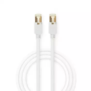 Nedis CCBW85221WT50 Netwerkkabel wit 5 m Cat6 S/FTP