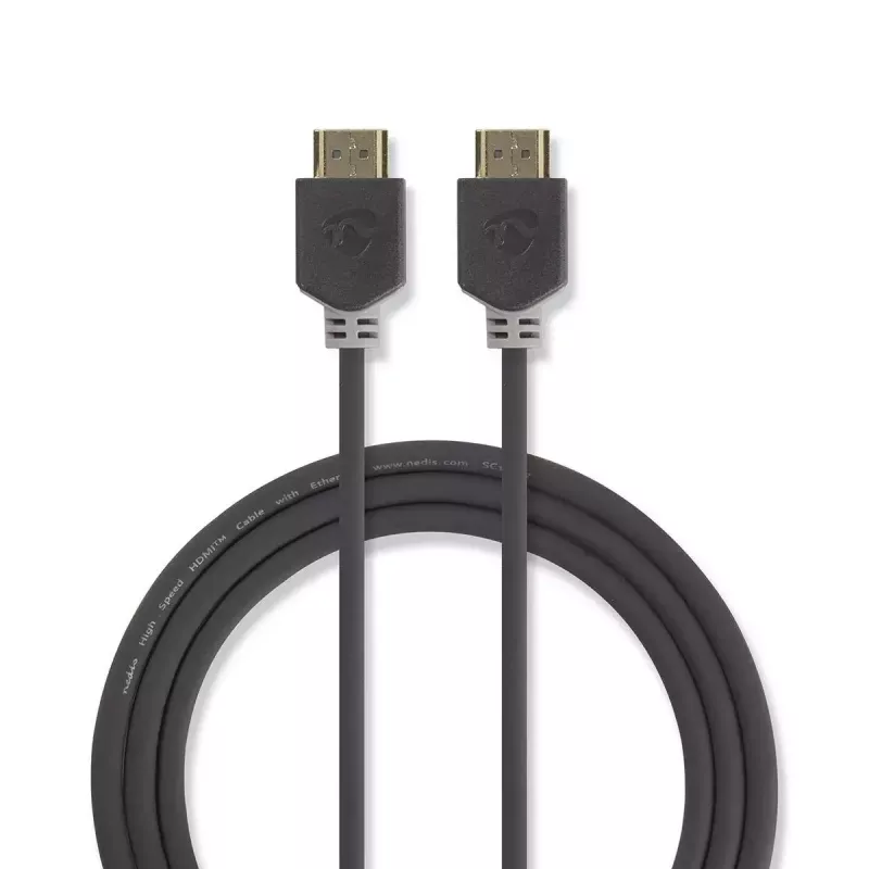 HDMI-kabel Nedis CVBW34000AT150 15 m HDMI Type-A stekker antraciet