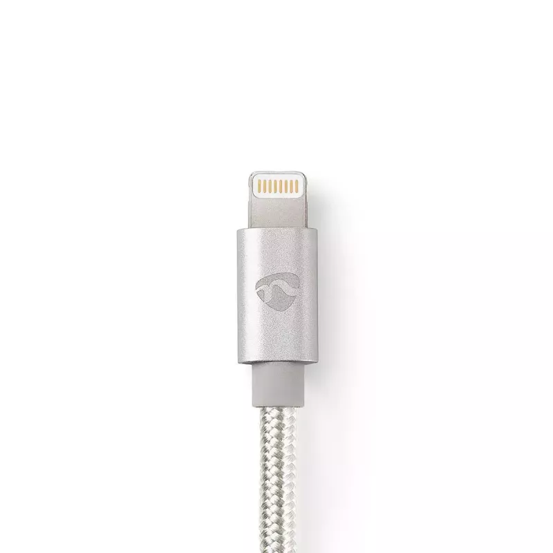 Mobiele telefoonkabel Nedis CCTB39300AL30 aluminium 3 m USB-A Lightning