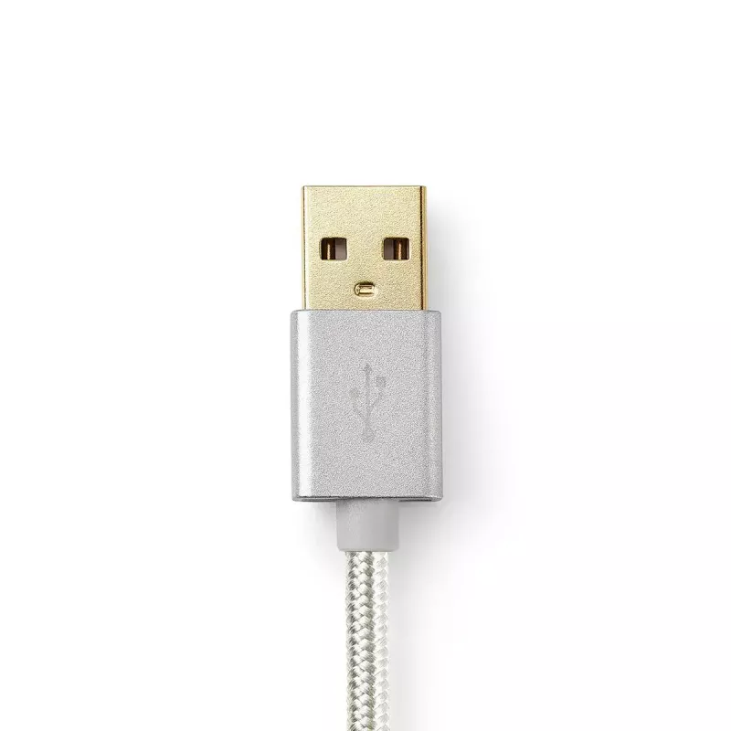 Mobiele telefoonkabel Nedis CCTB39300AL30 aluminium 3 m USB-A Lightning