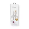 Mobiele telefoonkabel Nedis CCTB39300AL30 aluminium 3 m USB-A Lightning