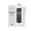 Lightning-kabel Nedis CCTB39650AL10 1 m aluminium USB-C