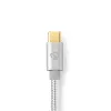 Lightning-kabel Nedis CCTB39650AL10 1 m aluminium USB-C
