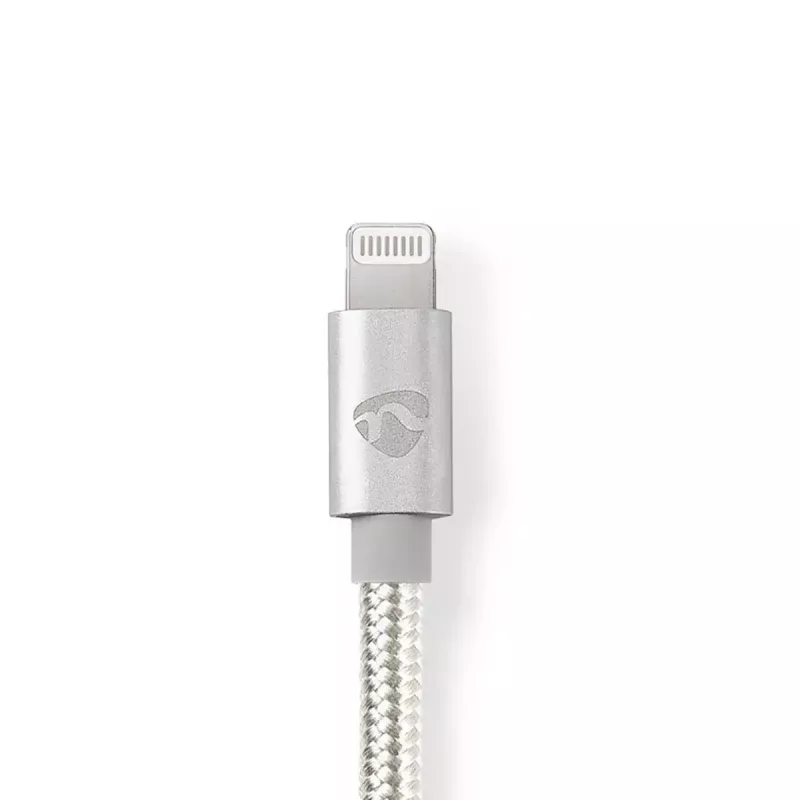 Lightning-kabel Nedis CCTB39650AL10 1 m aluminium USB-C