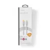 Lightning-kabel Nedis CCTB39650AL10 1 m aluminium USB-C
