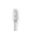 Lightning-kabel Nedis CCTB39650AL20 2 m USB-C aluminium