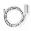 Nedis CCTB64680AL20 videokabel-adapter 2 m HDMI Type-A USB Type-C zilver