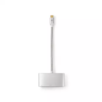 Laptop-dock Nedis CCTB64765AL02 zilver 5 Gbit/s