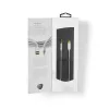 Audiokabel Nedis CCTB65940AL10 1 m USB-C naar 3,5 mm aluminium