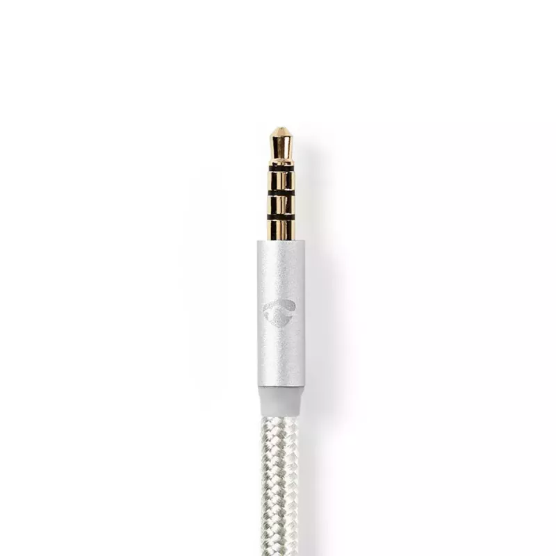Audiokabel Nedis CCTB65940AL10 1 m USB-C naar 3,5 mm aluminium