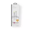 Audiokabel Nedis CCTB65940AL10 1 m USB-C naar 3,5 mm aluminium
