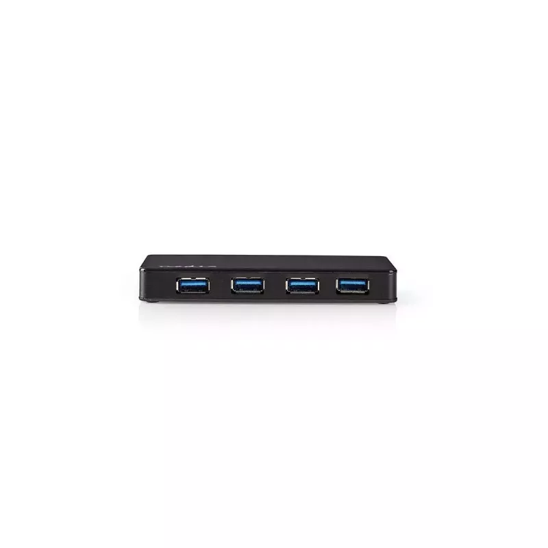 USB-hub Nedis UHUBU3420BK USB 3.2 Gen 1 Micro-B zwart