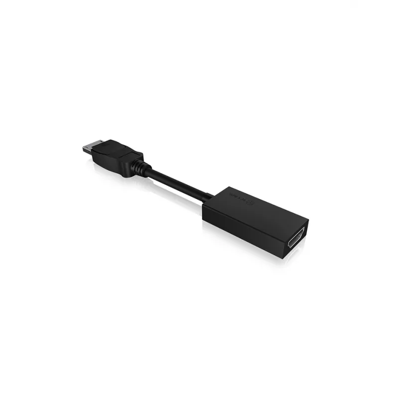 ICY BOX IB-AC508a DisplayPort HDMI zwart