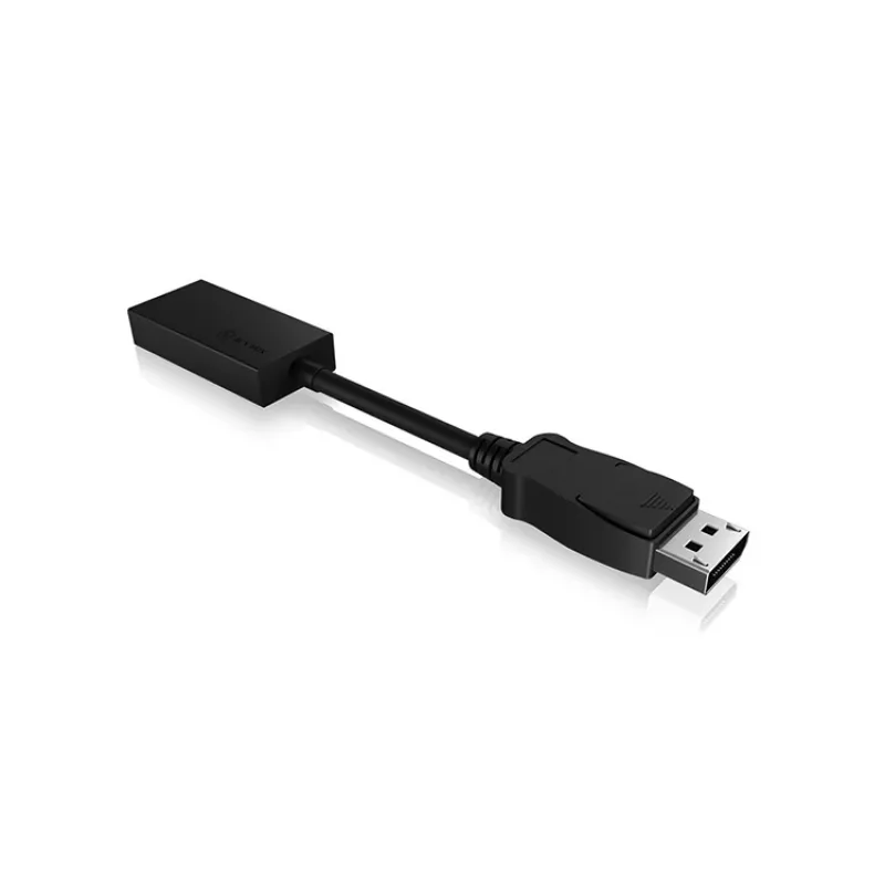 ICY BOX IB-AC508a DisplayPort HDMI zwart