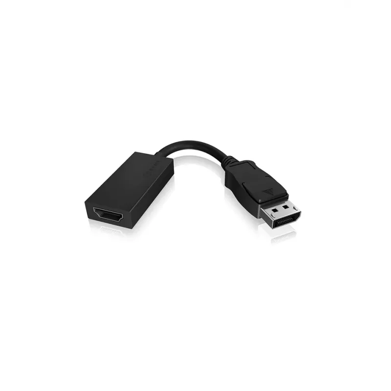 ICY BOX IB-AC508a DisplayPort HDMI zwart