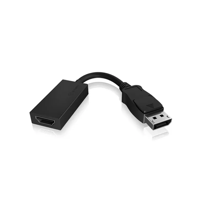 ICY BOX IB-AC508a DisplayPort HDMI zwart