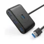 Ugreen 20290 interface-hub USB 3.2 Gen 1 (3.1 Gen 1) Type-A 5000 Mbit/s zwart