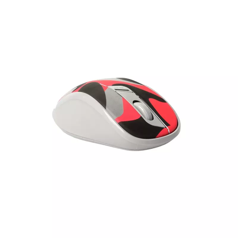 Rapoo M500 Silent draadloze stille multimodemuis, 1600 DPI, camouflage/rood