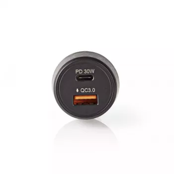 Oplader voor mobiel apparaat Nedis CCPD30W100BK smartphone zwart snel opladen