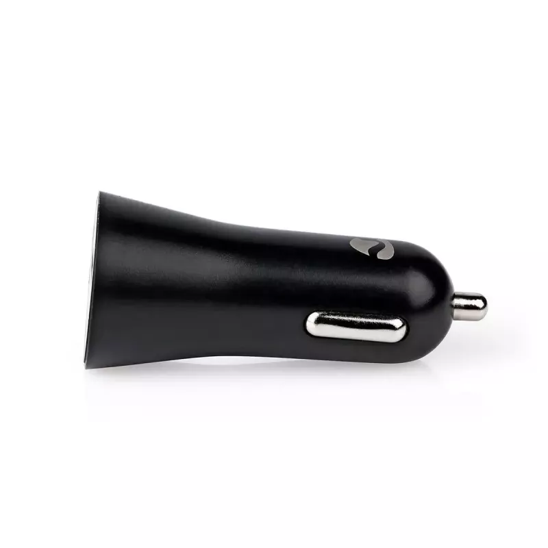 Nedis CCPDL20W111BK autolader 20W, 1x USB-C, Lightning 8-pins kabel, zwart