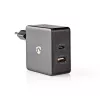 Oplader voor mobiel apparaat Nedis WCPD45W100BK universeel zwart USB binnen