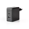 Oplader voor mobiel apparaat Nedis WCPD45W100BK universeel zwart USB binnen