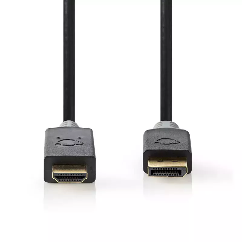 Videokabel-adapter Nedis CCBW37100AT10 1 m DisplayPort naar HDMI zwart