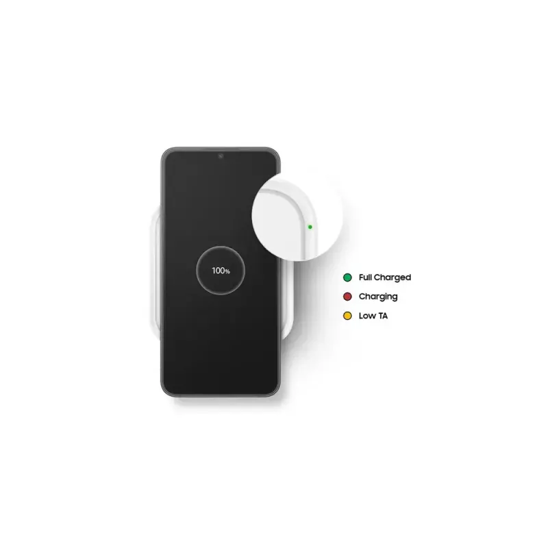 Samsung EP-P2400 smartphone wit USB draadloos laden snel laden binnen