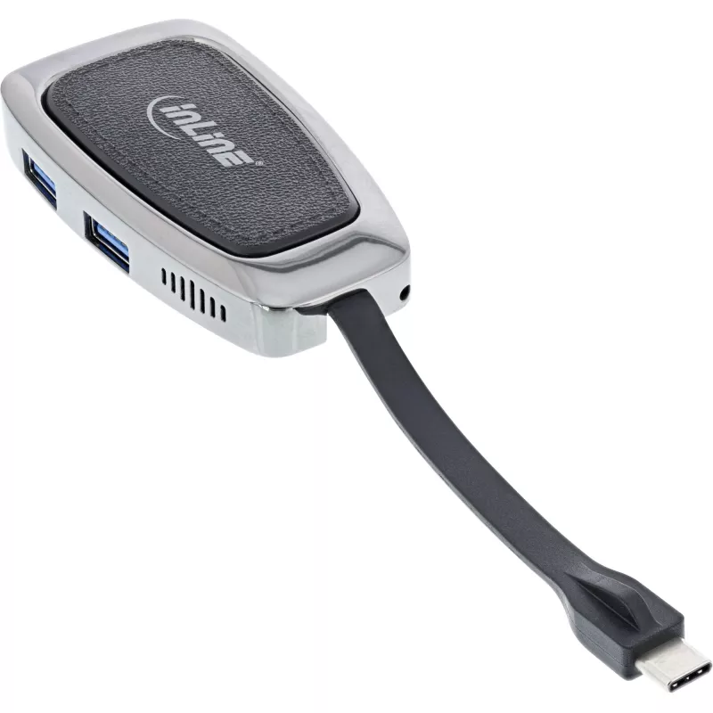 USB-hub InLine USB 3.2 Gen. 2 Multi Hub (2xUSB-A + 1xHDMI + 1xUSB-C)
