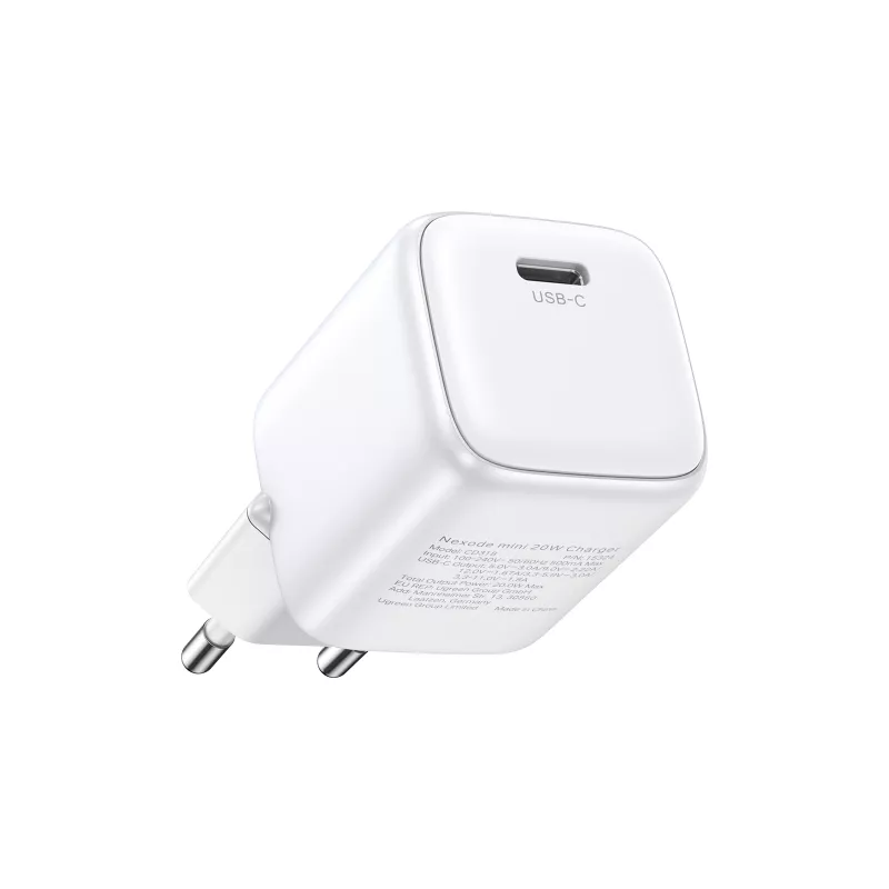 Oplader voor binnen Ugreen 15324 universeel wit AC 1 USB Type-C aansluiting