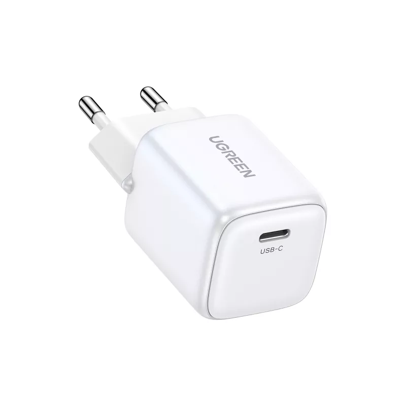 Oplader voor binnen Ugreen 15324 universeel wit AC 1 USB Type-C aansluiting