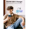 Oplader voor binnen Ugreen 15324 universeel wit AC 1 USB Type-C aansluiting