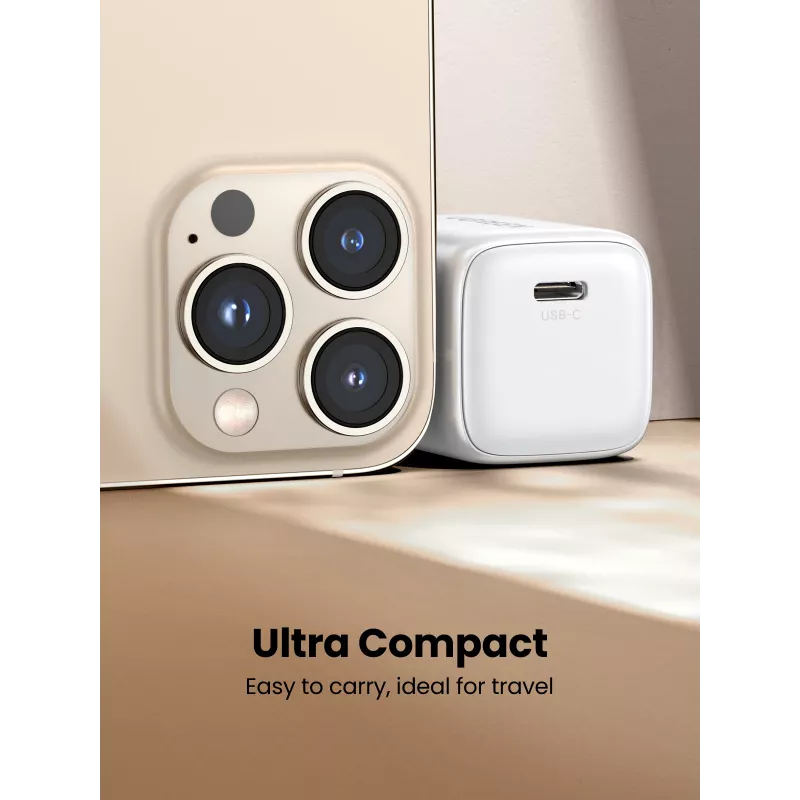 Oplader voor binnen Ugreen 15324 universeel wit AC 1 USB Type-C aansluiting