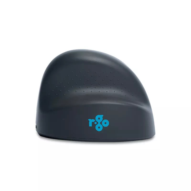 R-Go Tools verticale muis R-Go HE Basic, ergonomische muis, middelgroot (handgrootte ≥ 185 mm), rechtshandig, Bluetooth, grijs