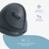R-Go Tools verticale muis R-Go HE Basic, ergonomische muis, middelgroot (handgrootte ≥ 185 mm), rechtshandig, Bluetooth, grijs