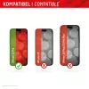 Displex displayschermfolie + hoesje voor Apple iPhone 15 Pro, Eco-montageframe, krasvast