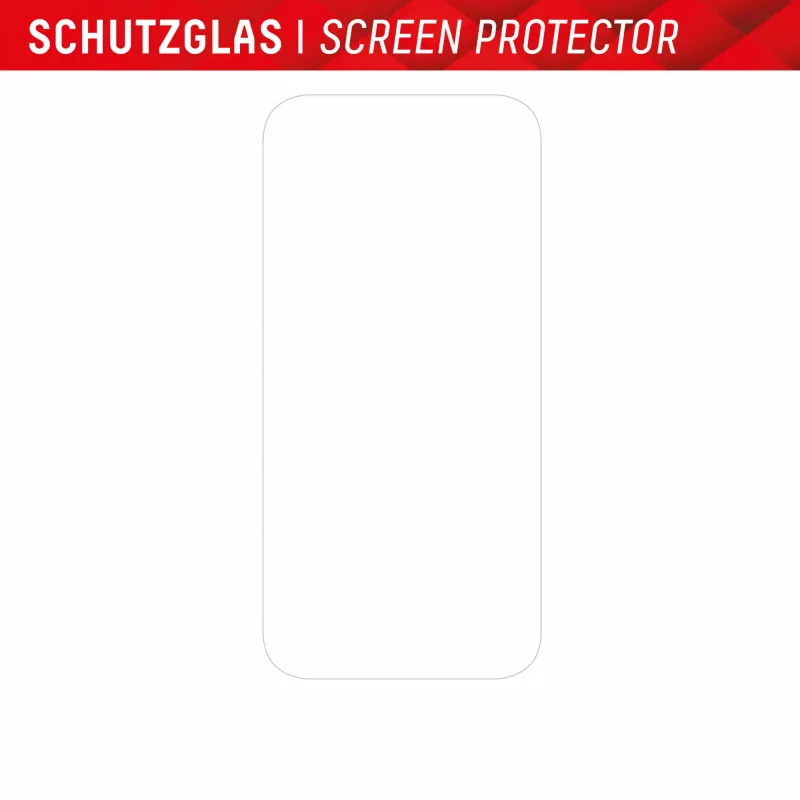 Displex displayschermfolie + hoesje voor Apple iPhone 15 Pro, Eco-montageframe, krasvast