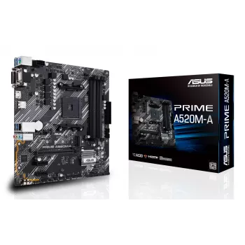 Moederbord ASUS PRIME A520M-A II/CSM AMD A520 Socket AM4 micro ATX