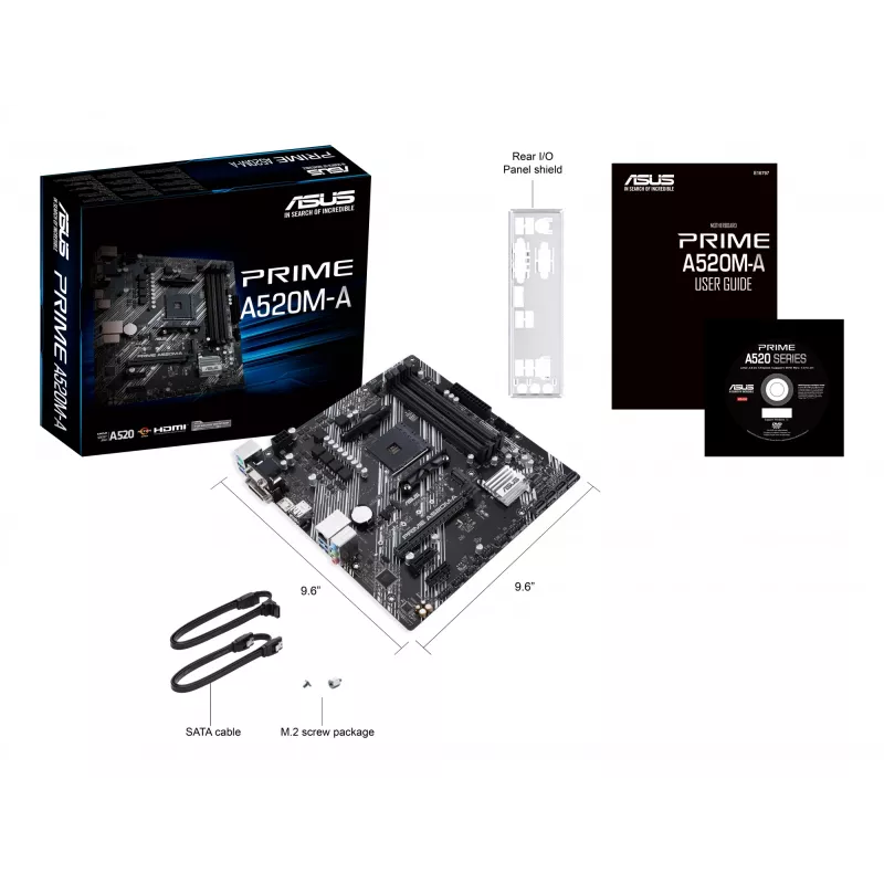 Moederbord ASUS PRIME A520M-A II/CSM AMD A520 Socket AM4 micro ATX