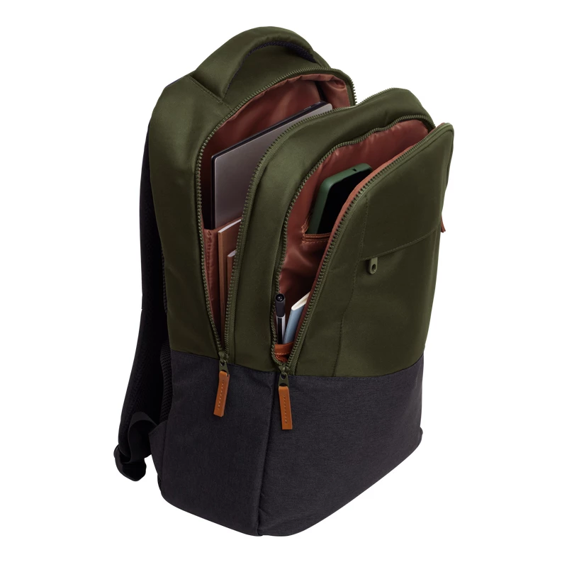 Rugzak Trust Lisboa 40,6 cm 16 inch groen 3 vakken