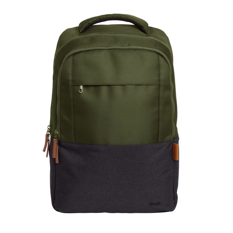 Rugzak Trust Lisboa 40,6 cm 16 inch groen 3 vakken
