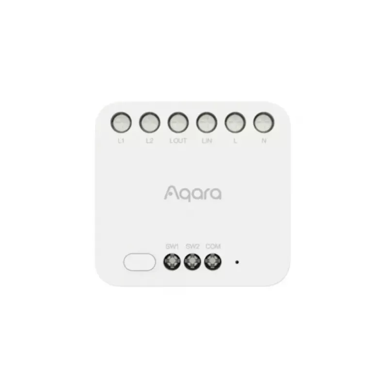 Smart Home dubbelrelais-module, Aqara DCM-K01, 2-kanaals aansturing