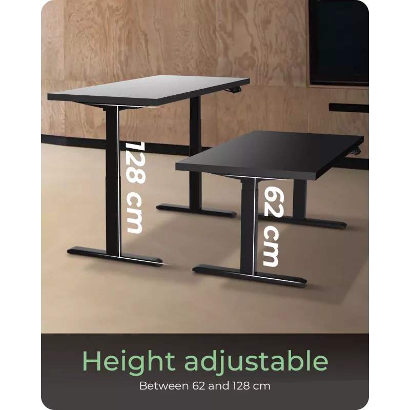 Elektrisch in hoogte verstelbaar bureau ICY BOX IB-EW205B-T