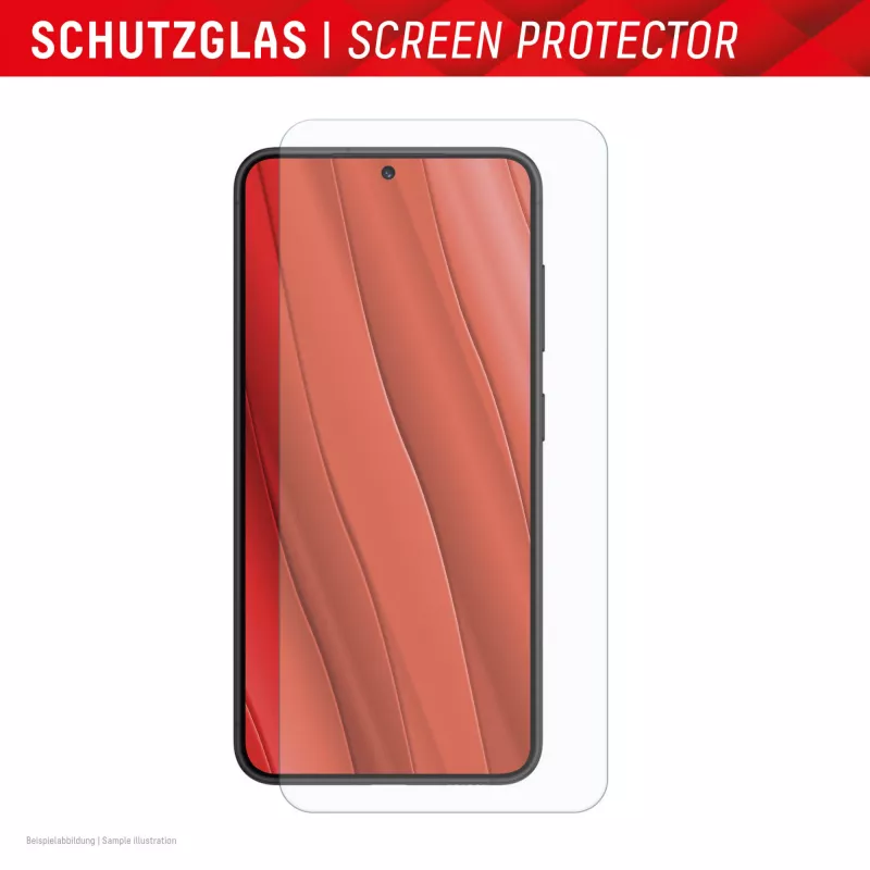 Displex Smart Glass (9H) voor Samsung Galaxy S24/S25, montagesticker, onbreekbaar