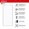 Displex Full Cover Screen Protector (10H) voor Samsung Galaxy S24 Ultra, Eco-montageframe, Full Cover
