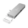 USB hub j5create JCD395 4K60 Elite Pro bedraad USB4 met MagSafe kit
