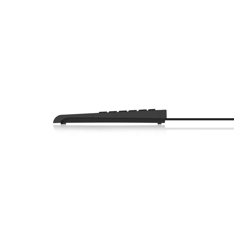 KeySonic ACK-3410 (DE) toetsenbord office USB QWERTZ Duits zwart