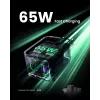 Ugreen 25871 mobiele oplader universeel grijs AC-snelladen indoor