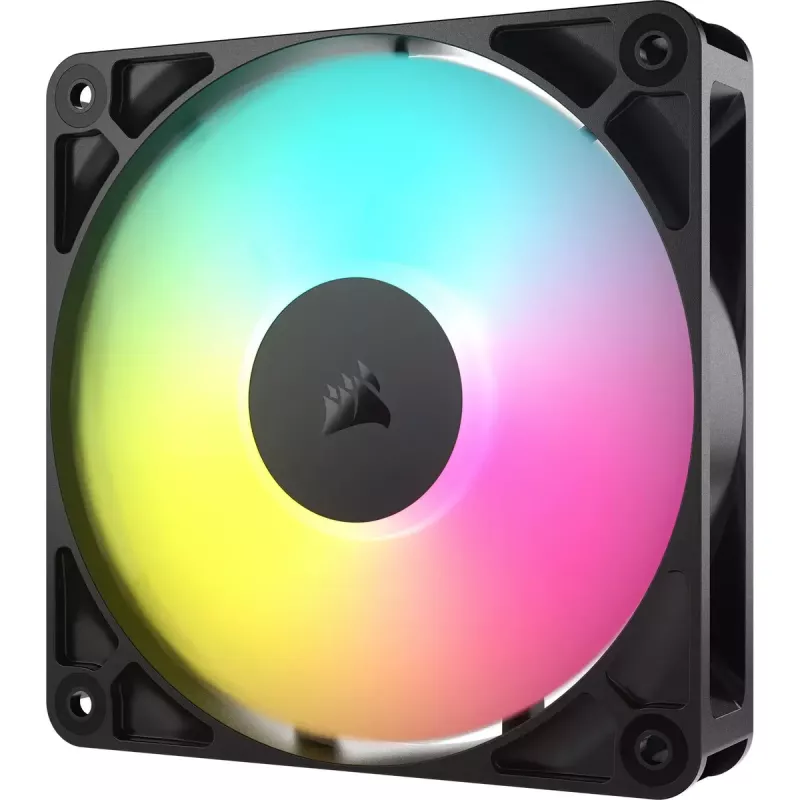 Ventilator Corsair RS120 ARGB computerbehuizing 12 cm zwart